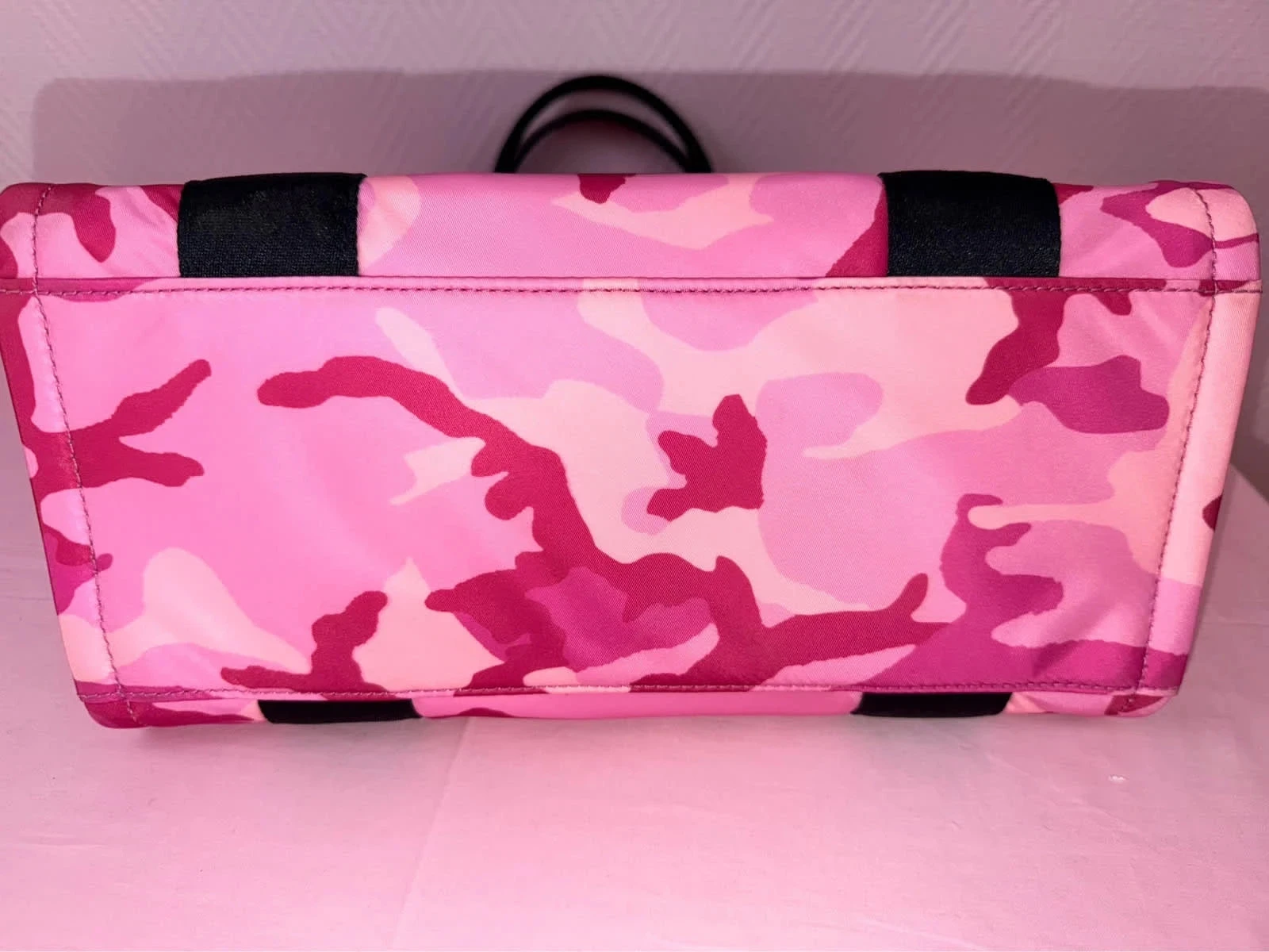 Large Marc Jacobs camo rose and black tote bag – photo 5